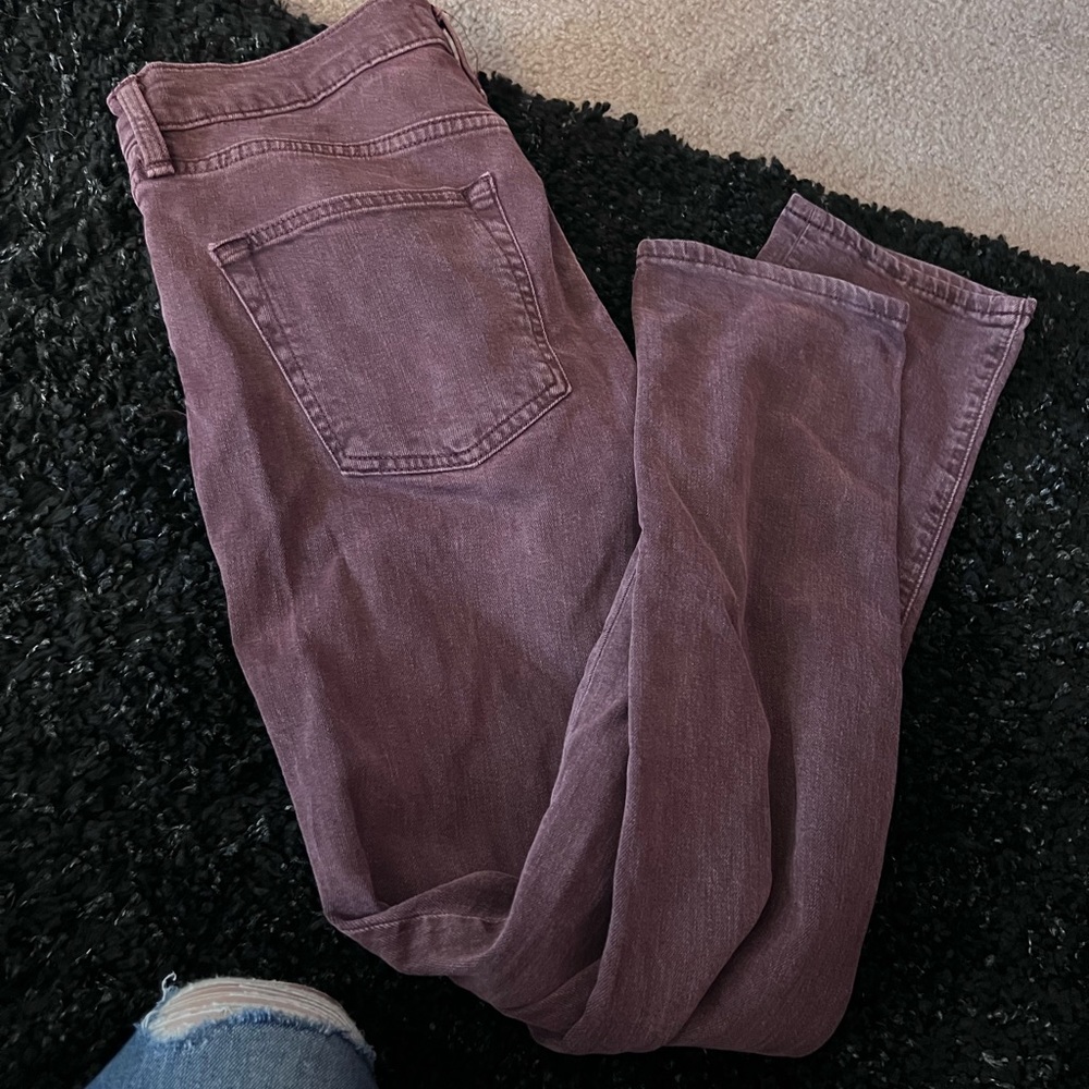 Red jeans